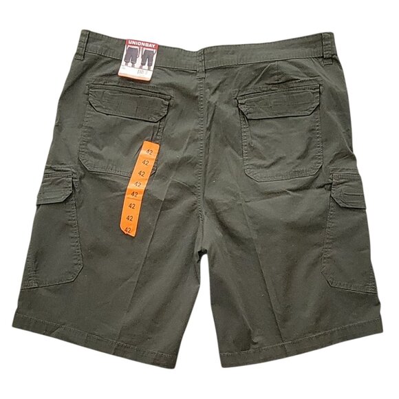 Union Bay Army Green Cargo Utility Shorts Men's Size 42 NEW NWT - Picture 3 of 11
